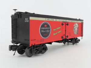 O Gauge 3-Rail MTH 20-94455 BLX Carling Black Label Indians 36' Reefer #5250