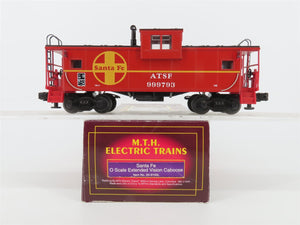 O Gauge 3-Rail MTH 20-9105L ATSF Santa Fe Extended Vision Caboose #999793