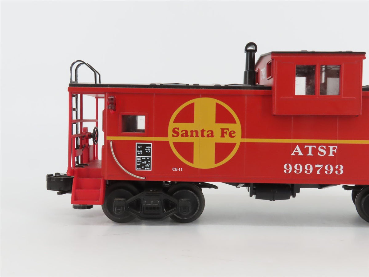 O Gauge 3-Rail MTH 20-9105L ATSF Santa Fe Extended Vision Caboose #999793