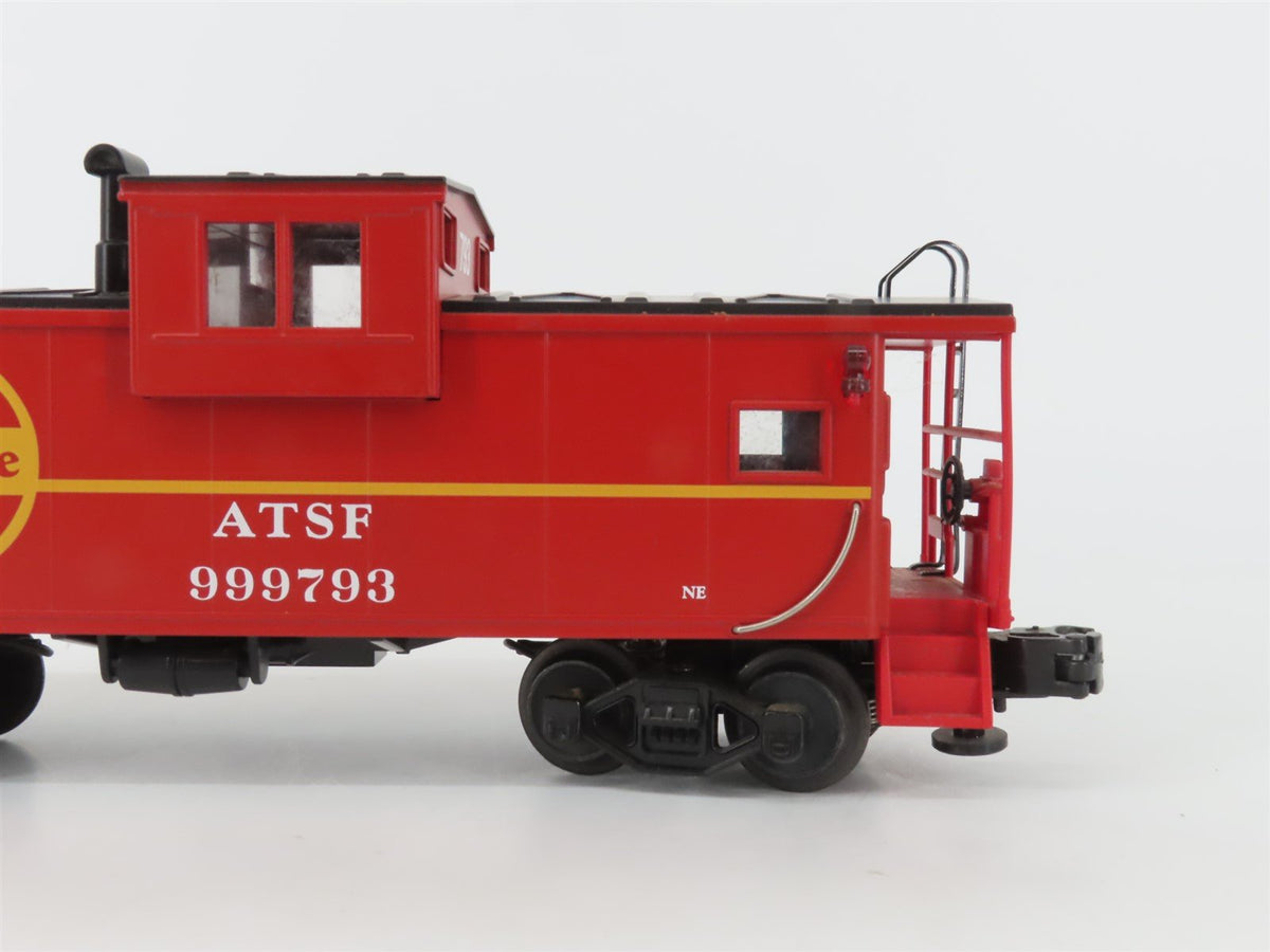 O Gauge 3-Rail MTH 20-9105L ATSF Santa Fe Extended Vision Caboose #999793