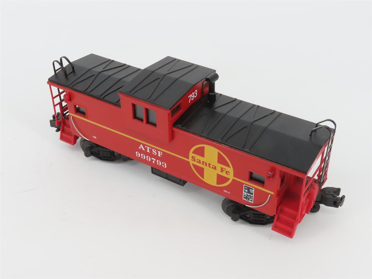 O Gauge 3-Rail MTH 20-9105L ATSF Santa Fe Extended Vision Caboose #999793