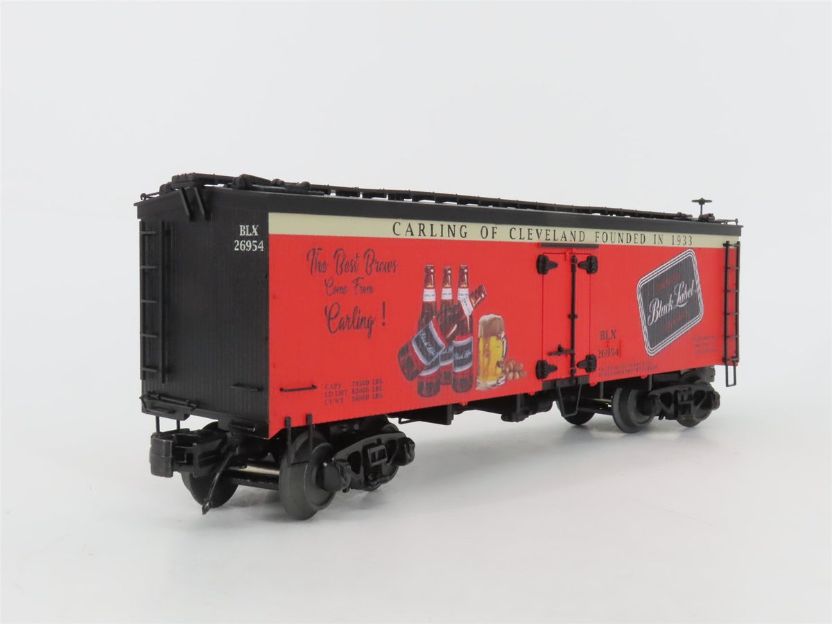 O Gauge 3-Rail MTH 20-94453 BLX Carling Black Label Cleveland 36&#39; Reefer #26954