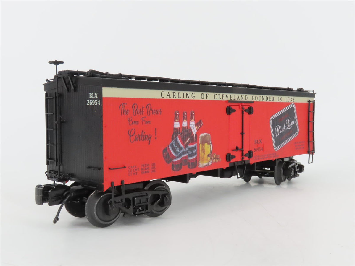 O Gauge 3-Rail MTH 20-94453 BLX Carling Black Label Cleveland 36&#39; Reefer #26954