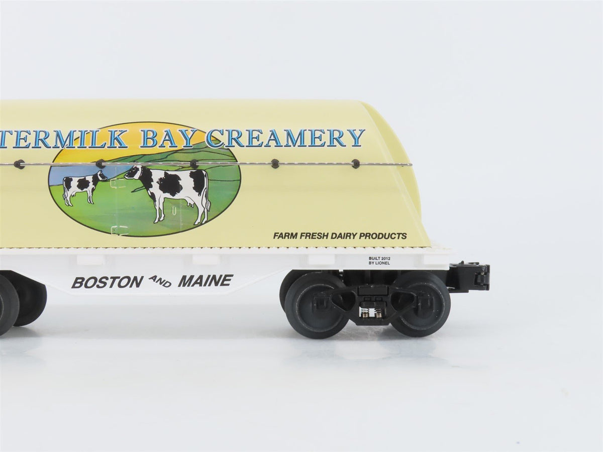 O Gauge 3-Rail Lionel 6-26673 BM Buttermilk Bay Flat Car #26673 w/ Milk Tank