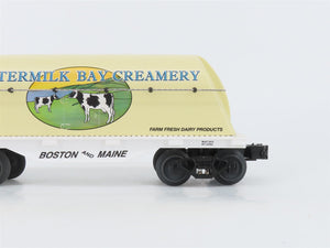 O Gauge 3-Rail Lionel 6-26673 BM Buttermilk Bay Flat Car #26673 w/ Milk Tank