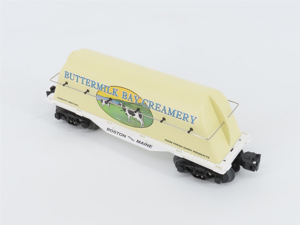O Gauge 3-Rail Lionel 6-26673 BM Buttermilk Bay Flat Car #26673 w/ Milk Tank