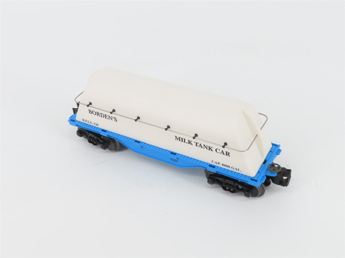 O Gauge 3-Rail Lionel 6-19445 BFIX Borden&#39;s Milk Tank Car #520