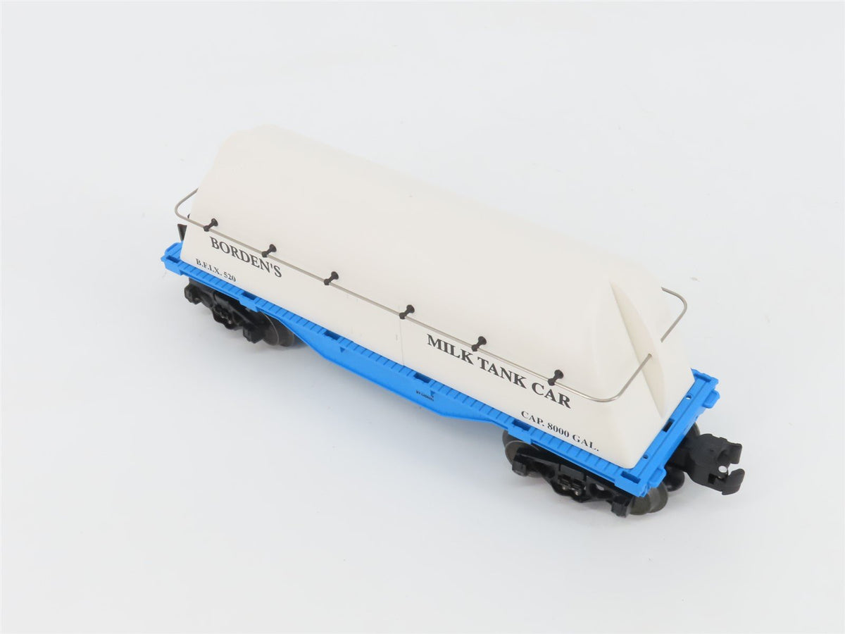O Gauge 3-Rail Lionel 6-19445 BFIX Borden&#39;s Milk Tank Car #520