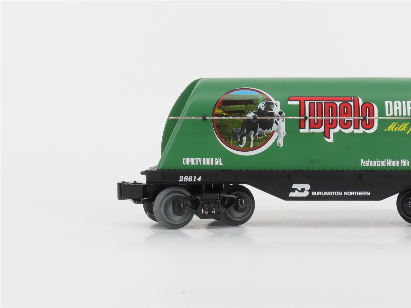 O Gauge 3-Rail Lionel 6-26614 BN Burlington Northern Tupelo Milk Car #26614