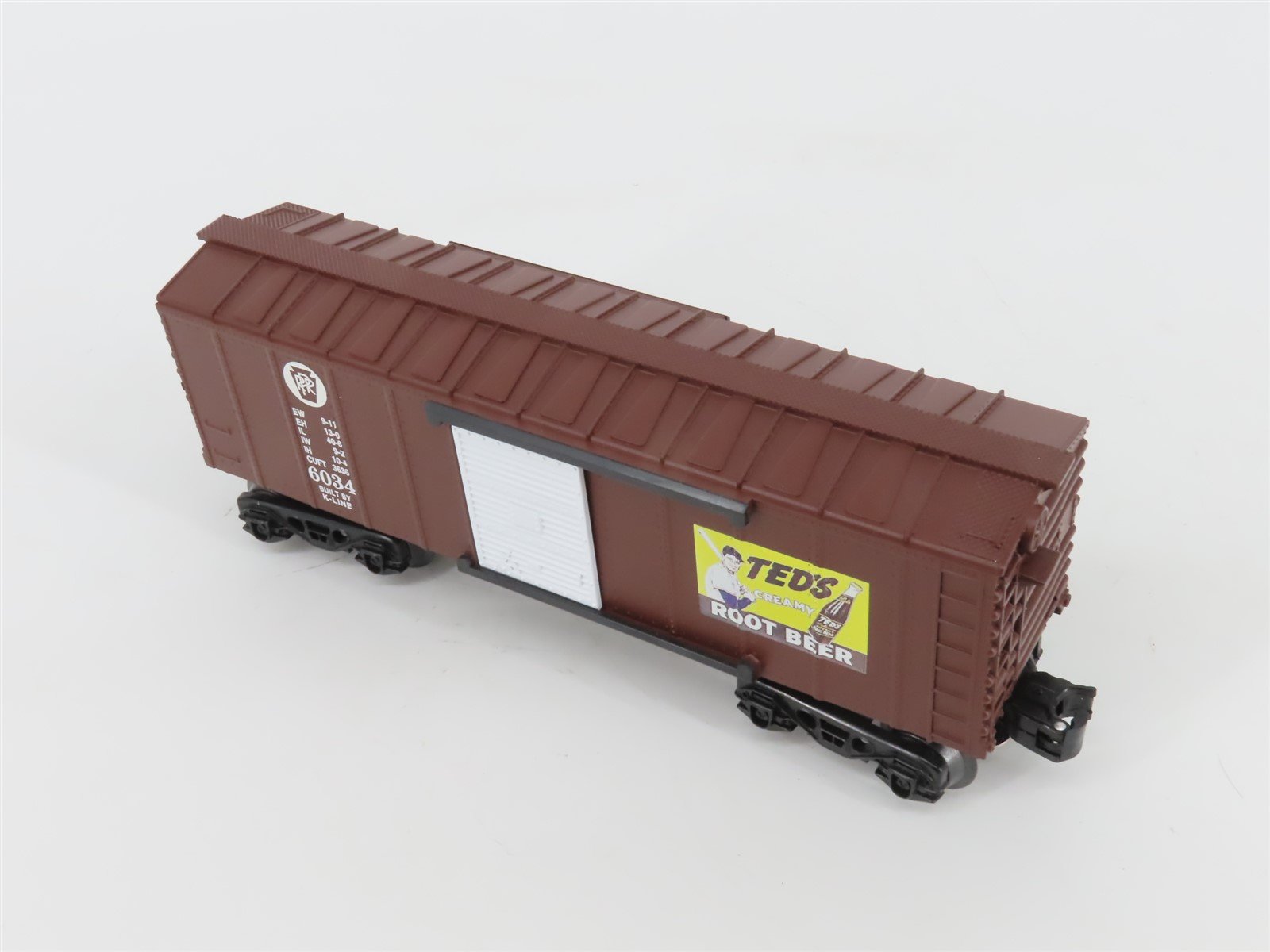 O Gauge 3-Rail K-Line K-5154012 PRR Pennsylvania Root Beer Box Car #6034