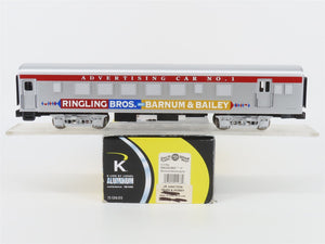 O Gauge 3-Rail K-Line 6-21466 Ringling Bros Aluminum Advertising Passenger #1