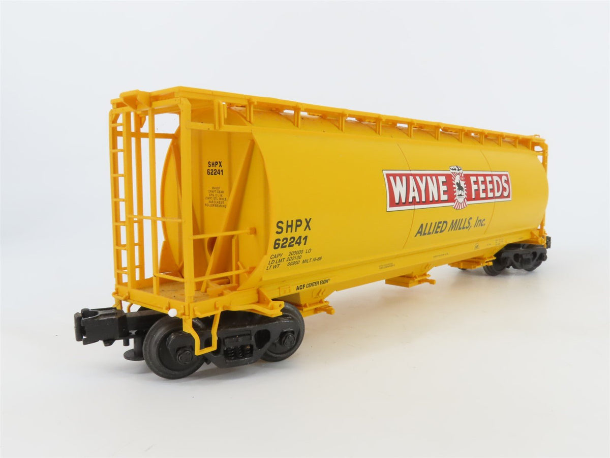 O Gauge 3-Rail Atlas 6305-4 SHPX Wayne Feeds 3-Bay Cylindrical Hopper #62241