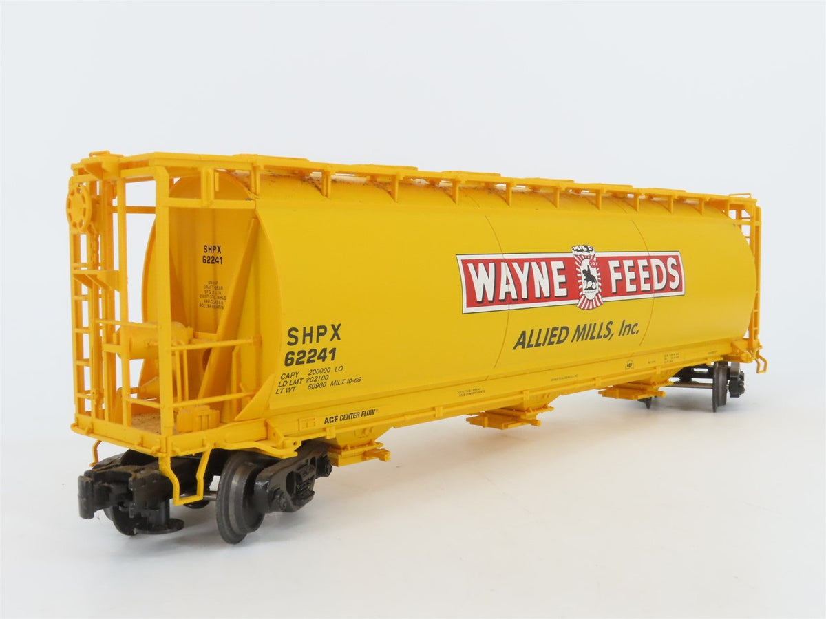 O Gauge 3-Rail Atlas 6305-4 SHPX Wayne Feeds 3-Bay Cylindrical Hopper #62241