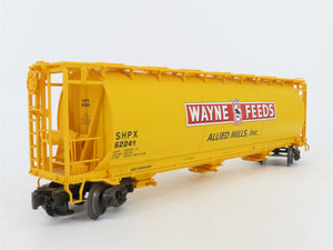 O Gauge 3-Rail Atlas 6305-4 SHPX Wayne Feeds 3-Bay Cylindrical Hopper #62241