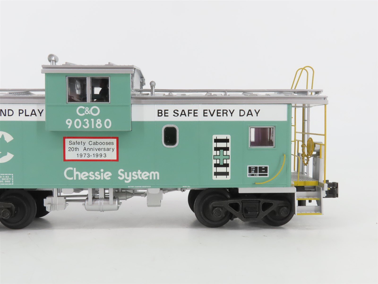 O Gauge 3-Rail Atlas 6627 C&O Chessie System Extended Vision Caboose #903180