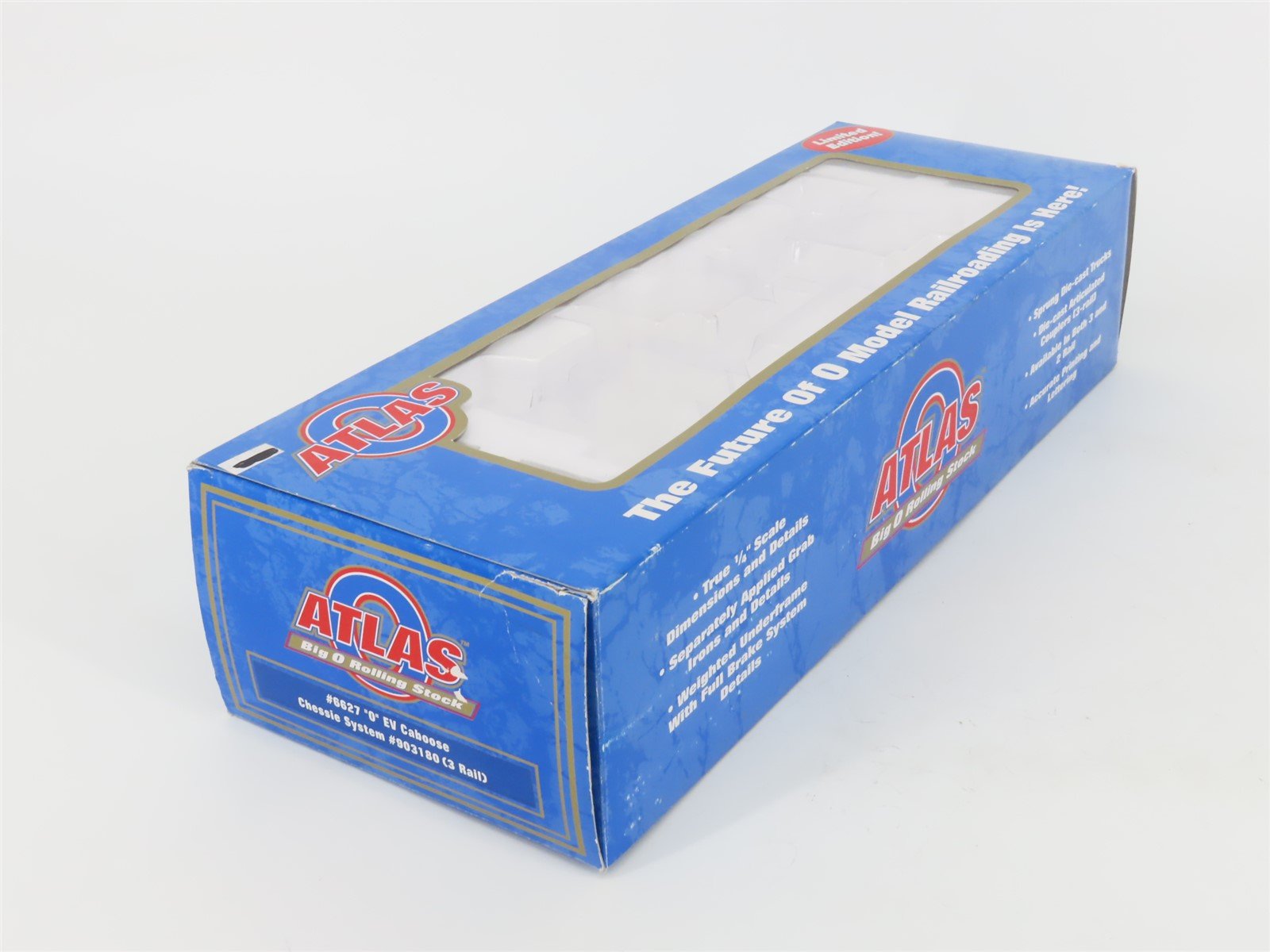 O Gauge 3-Rail Atlas 6627 C&O Chessie System Extended Vision Caboose #903180