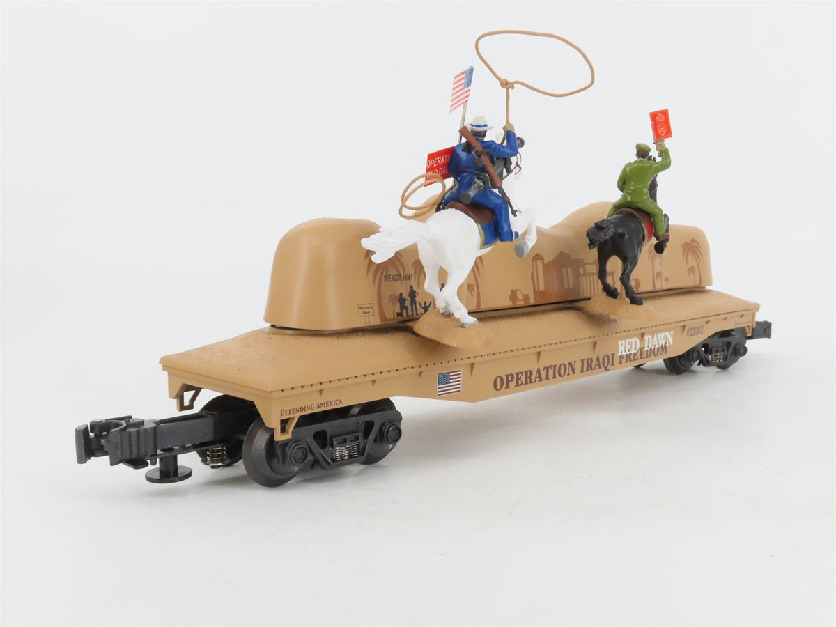 O Gauge 3-Rail K-Line K707-8011 ORD &quot;Got Saddam!&quot; Operating Car #032002