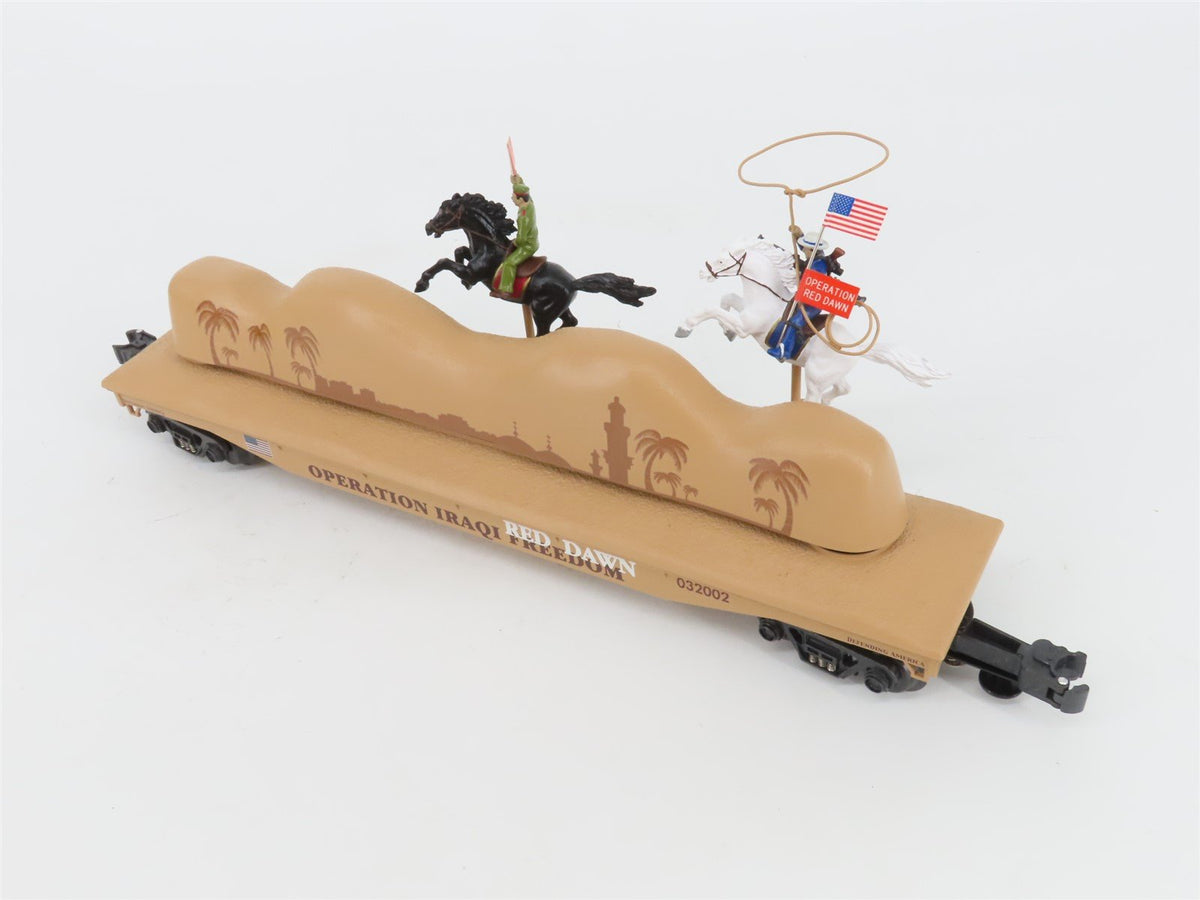 O Gauge 3-Rail K-Line K707-8011 ORD &quot;Got Saddam!&quot; Operating Car #032002