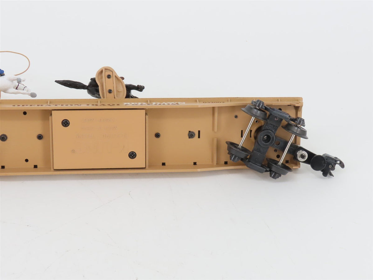 O Gauge 3-Rail K-Line K707-8011 ORD &quot;Got Saddam!&quot; Operating Car #032002