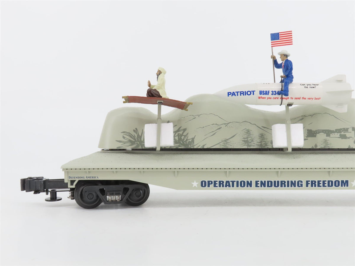 O Gauge 3-Rail K-Line K707-8012 OEF &quot;Get Osama&quot; Operating Car #10701
