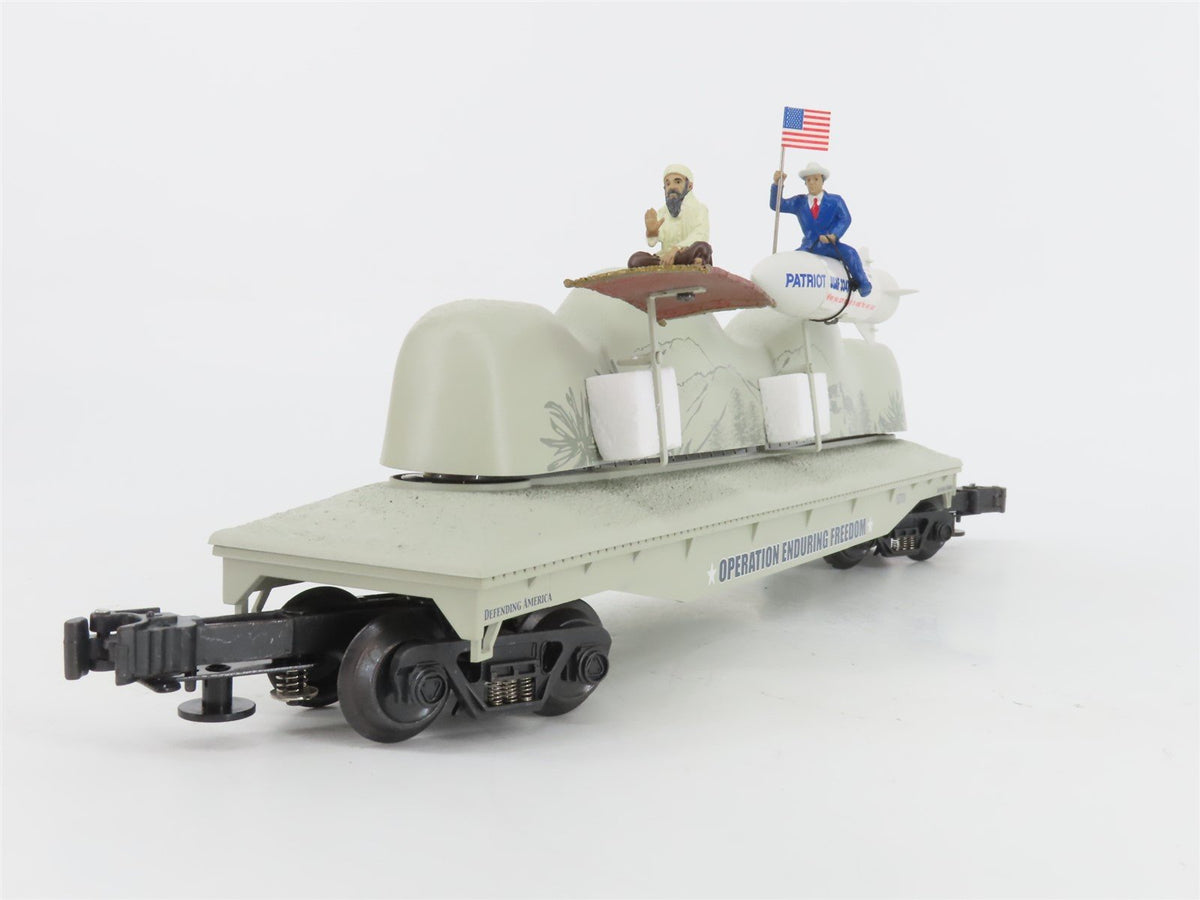 O Gauge 3-Rail K-Line K707-8012 OEF &quot;Get Osama&quot; Operating Car #10701