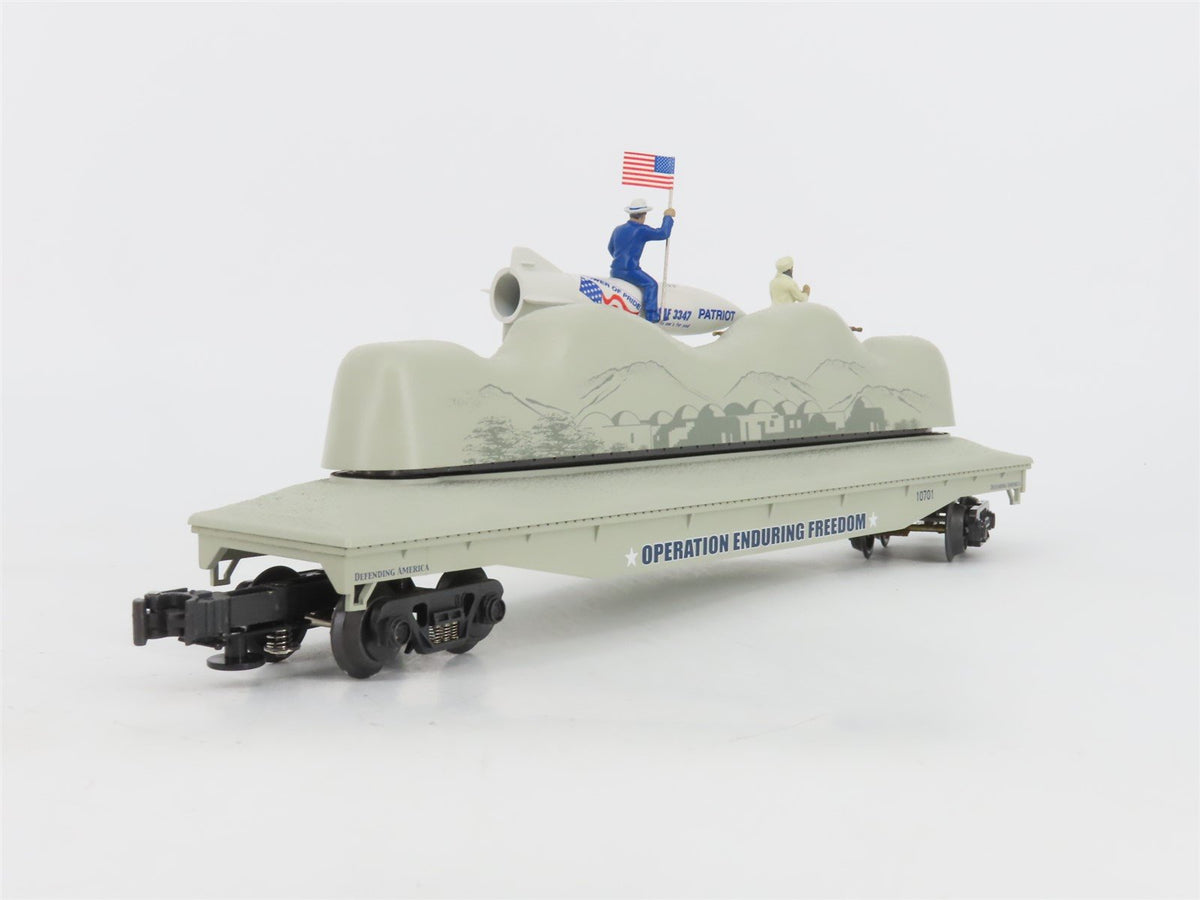 O Gauge 3-Rail K-Line K707-8012 OEF &quot;Get Osama&quot; Operating Car #10701
