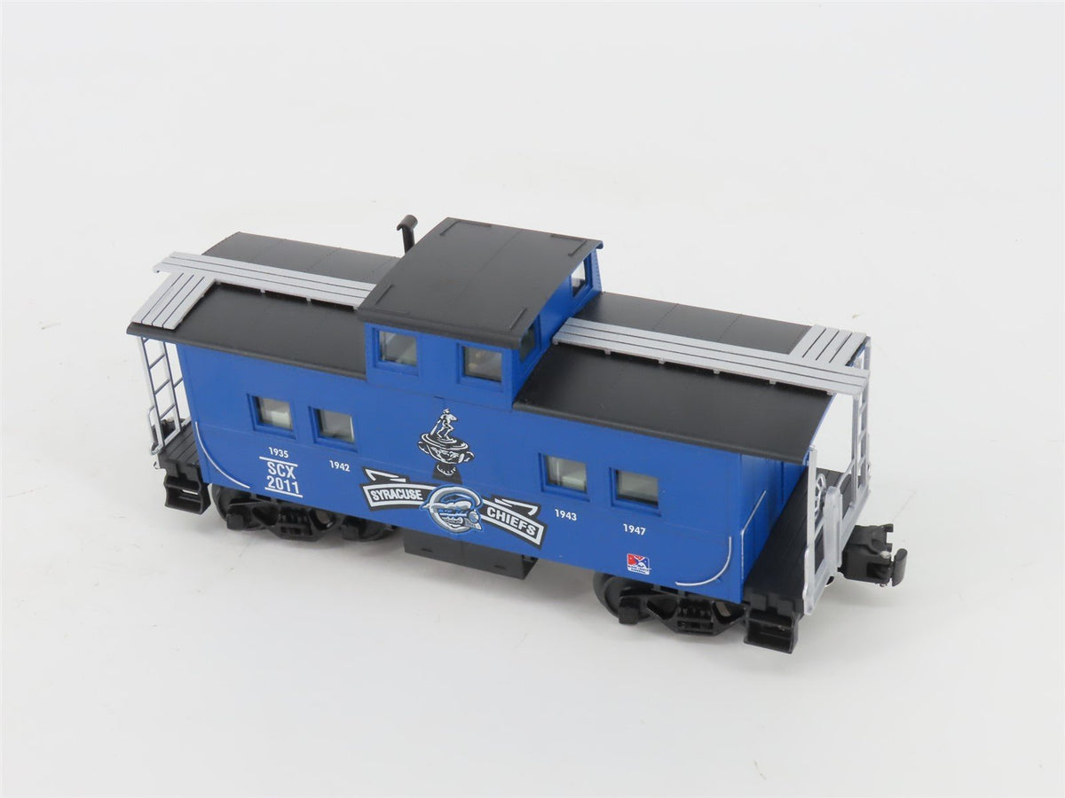 O Gauge 3-Rail Weaver Ultra Line SCX Syracuse Chiefs Northeastern Caboose #2011