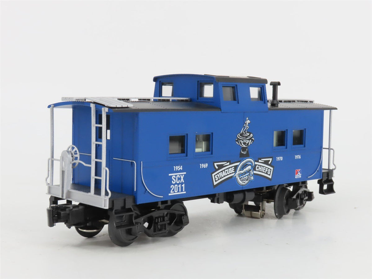 O Gauge 3-Rail Weaver Ultra Line SCX Syracuse Chiefs Northeastern Caboose #2011