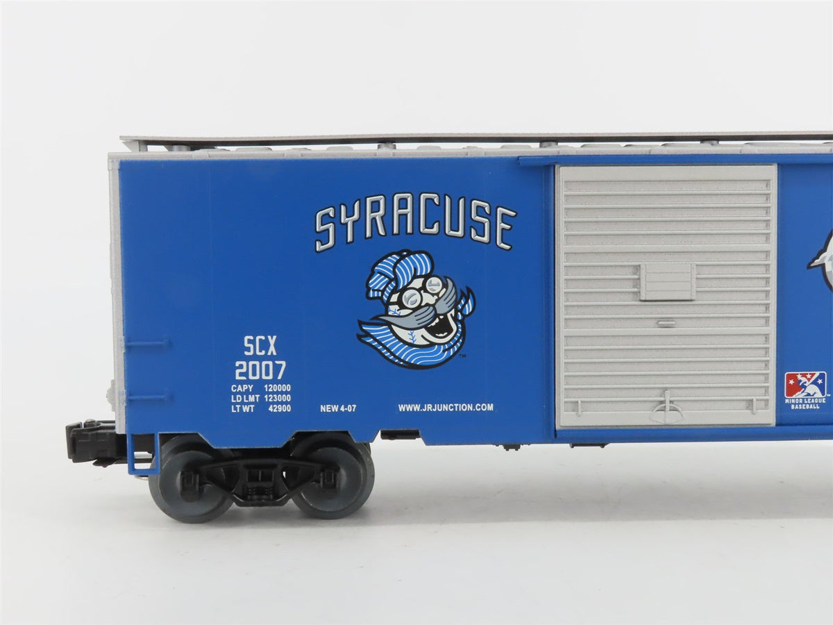 O Gauge 3-Rail Weaver Ultra Line SCX Syracuse Chiefs 40&#39; Box Car #2007