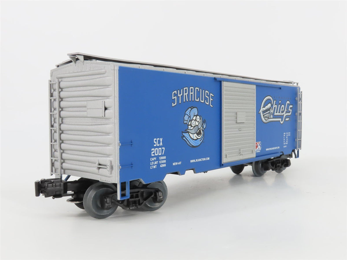 O Gauge 3-Rail Weaver Ultra Line SCX Syracuse Chiefs 40&#39; Box Car #2007