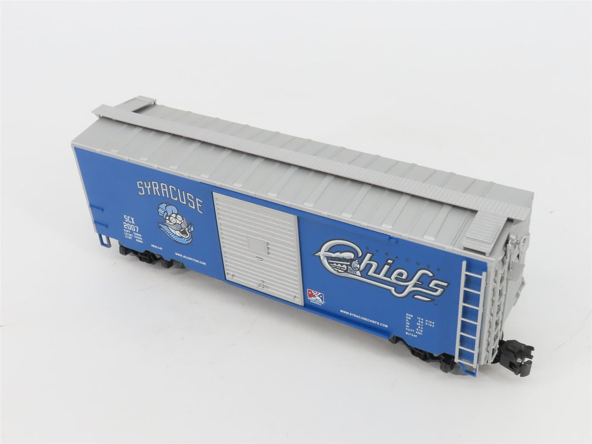 O Gauge 3-Rail Weaver Ultra Line SCX Syracuse Chiefs 40&#39; Box Car #2007
