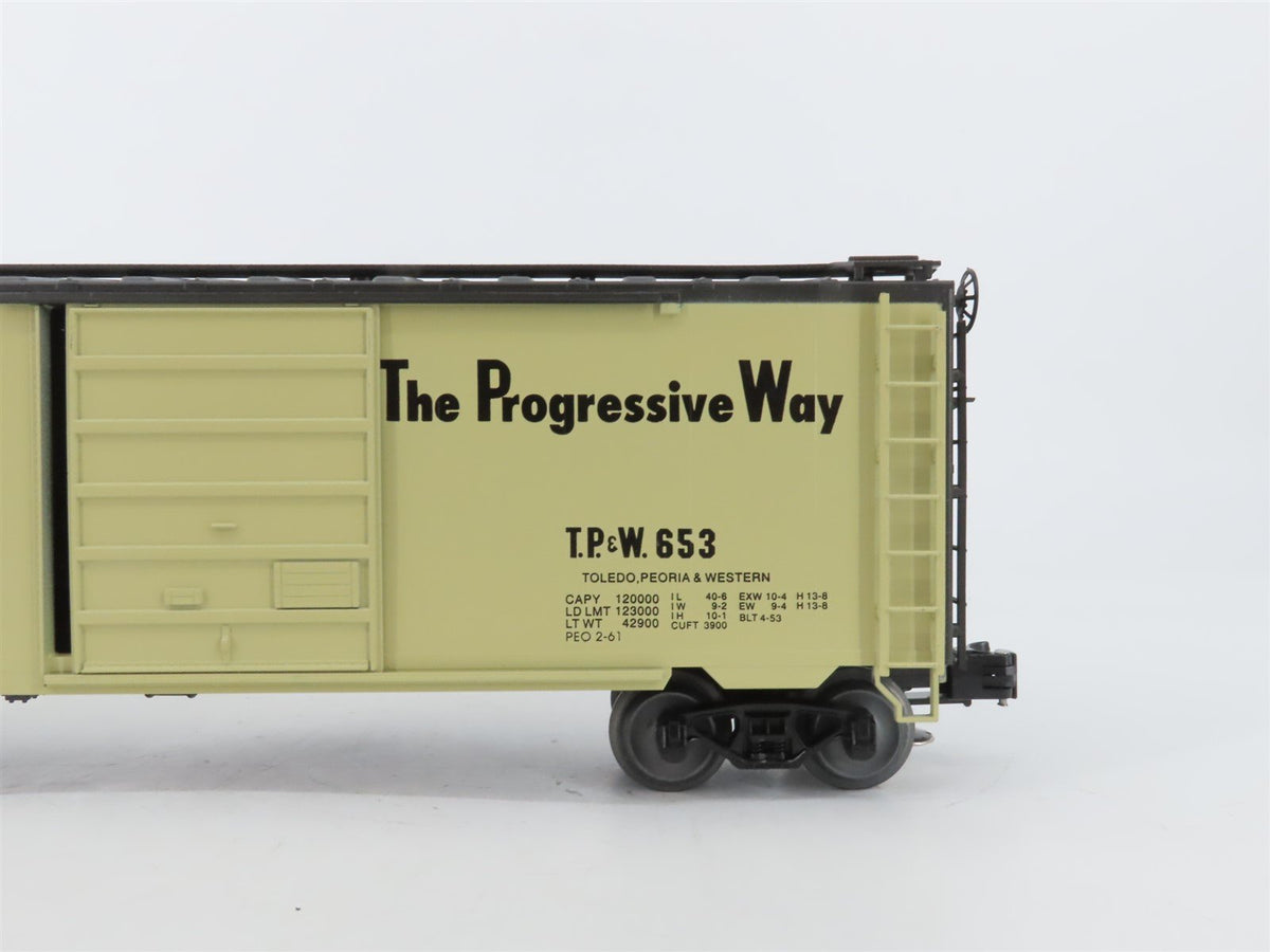 O Gauge 3-Rail Weaver Ultra Line 3094 TP&amp;W The Progressive Way 40&#39; Box Car #653