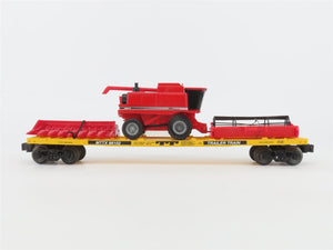 O Gauge 3-Rail Lionel MTTX Trailer Train Flat Car #98102 w/ Combine Load