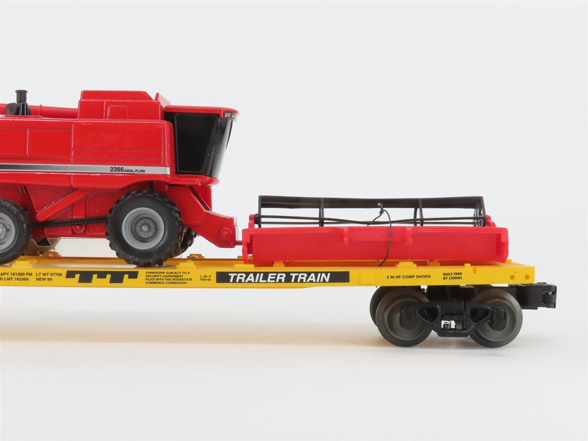 O Gauge 3-Rail Lionel MTTX Trailer Train Flat Car #98102 w/ Combine Load