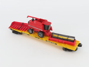 O Gauge 3-Rail Lionel MTTX Trailer Train Flat Car #98102 w/ Combine Load