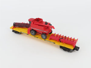 O Gauge 3-Rail Lionel MTTX Trailer Train Flat Car #98102 w/ Combine Load