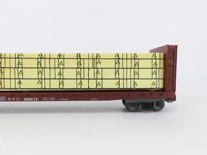 O Gauge 3-Rail Weaver Ultra Line U2717 NYC New York Central Flat Car #496212