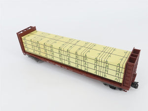 O Gauge 3-Rail Weaver Ultra Line U2717 NYC New York Central Flat Car #496212