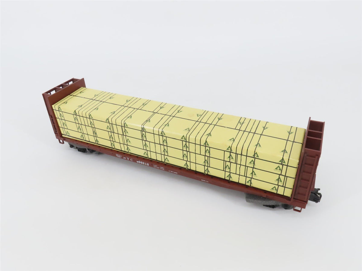 O Gauge 3-Rail Weaver Ultra Line U2717 NYC New York Central Flat Car #496212