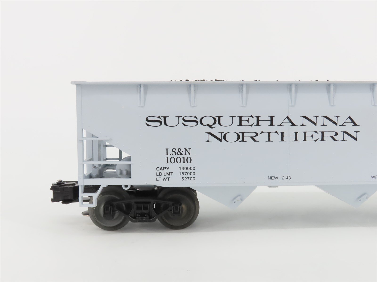 O Gauge 3-Rail Weaver Ultra Line LS&N Susquehanna Northern 3-Bay Hopper #10010