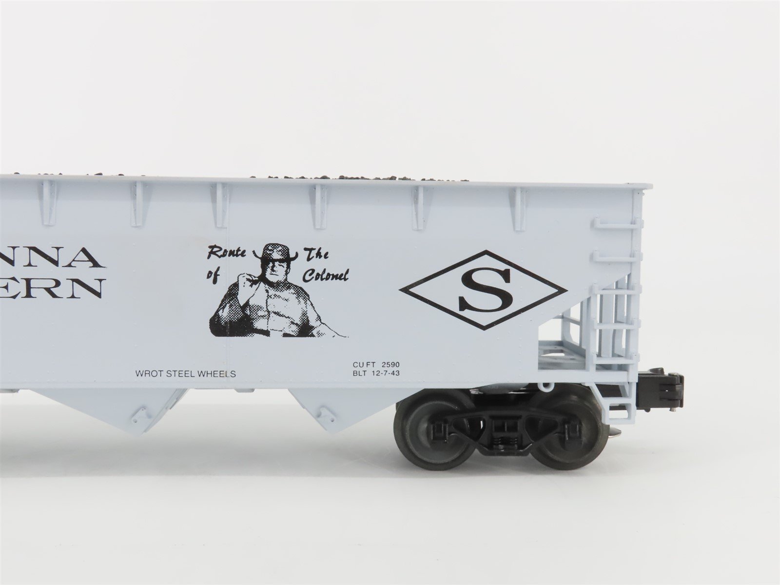 O Gauge 3-Rail Weaver Ultra Line LS&N Susquehanna Northern 3-Bay Hopper #10010