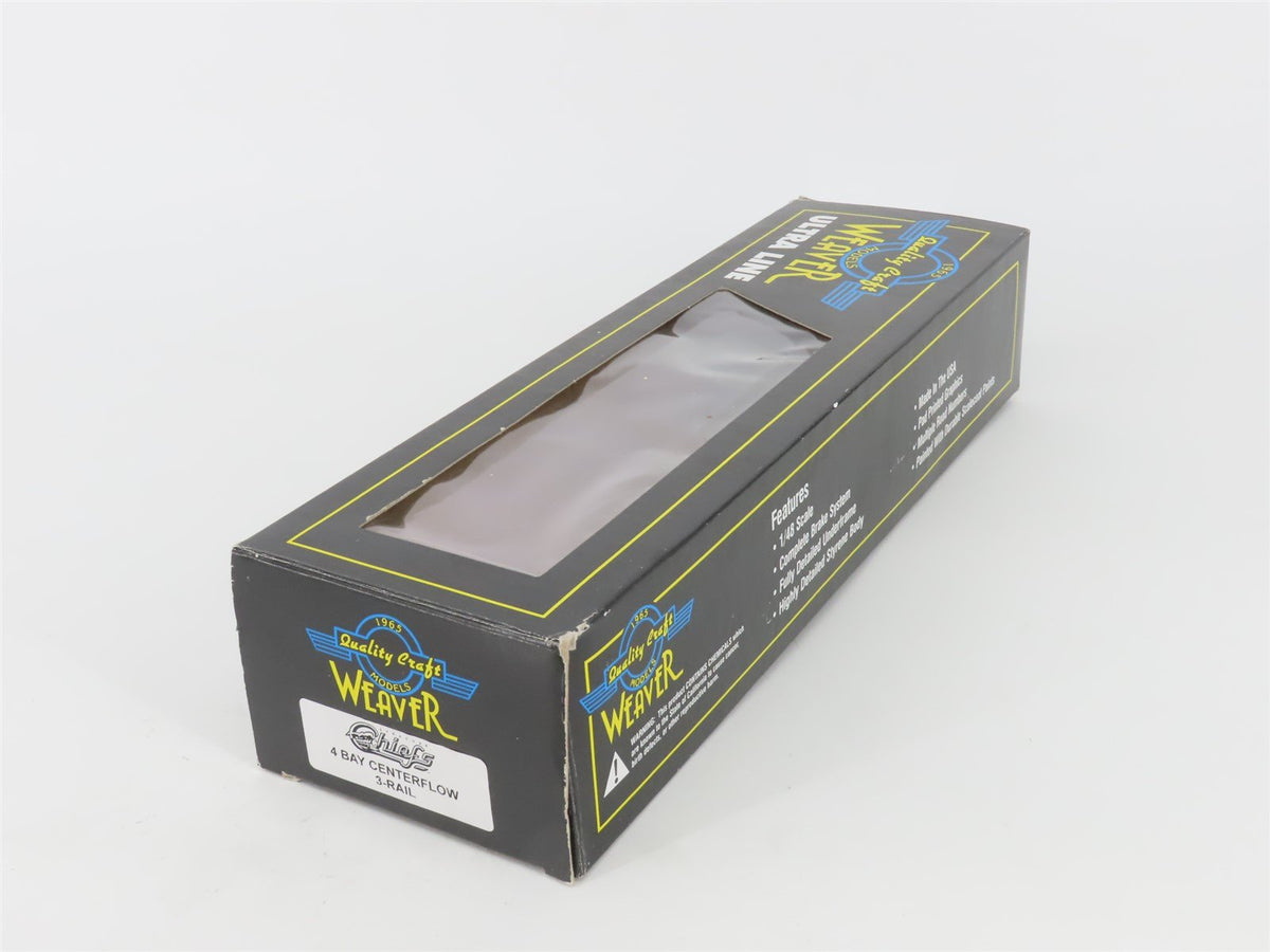 O Gauge 3-Rail Weaver Ultra Line SCX Syracuse Chiefs 4-Bay Hopper #2008
