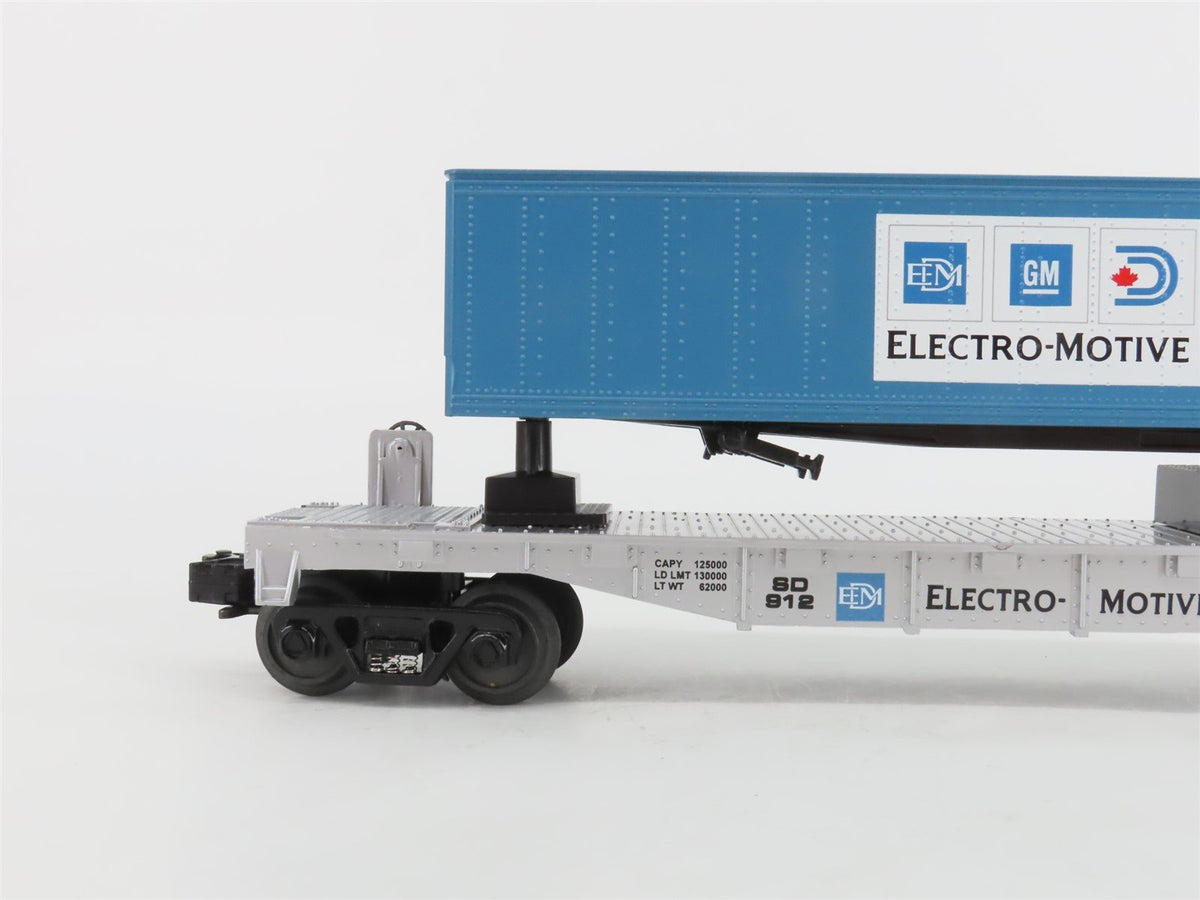 O Gauge 3-Rail MTH Rail King 30-7012C SD Electro-Motive Flat Car #912 w/ Trailer