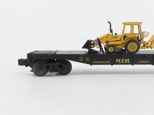 O Gauge 3-Rail MTH Rail King RK-7606L Construction Flat Car #19961 w/ Backhoe