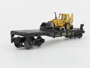 O Gauge 3-Rail MTH Rail King RK-7606L Construction Flat Car #19961 w/ Backhoe