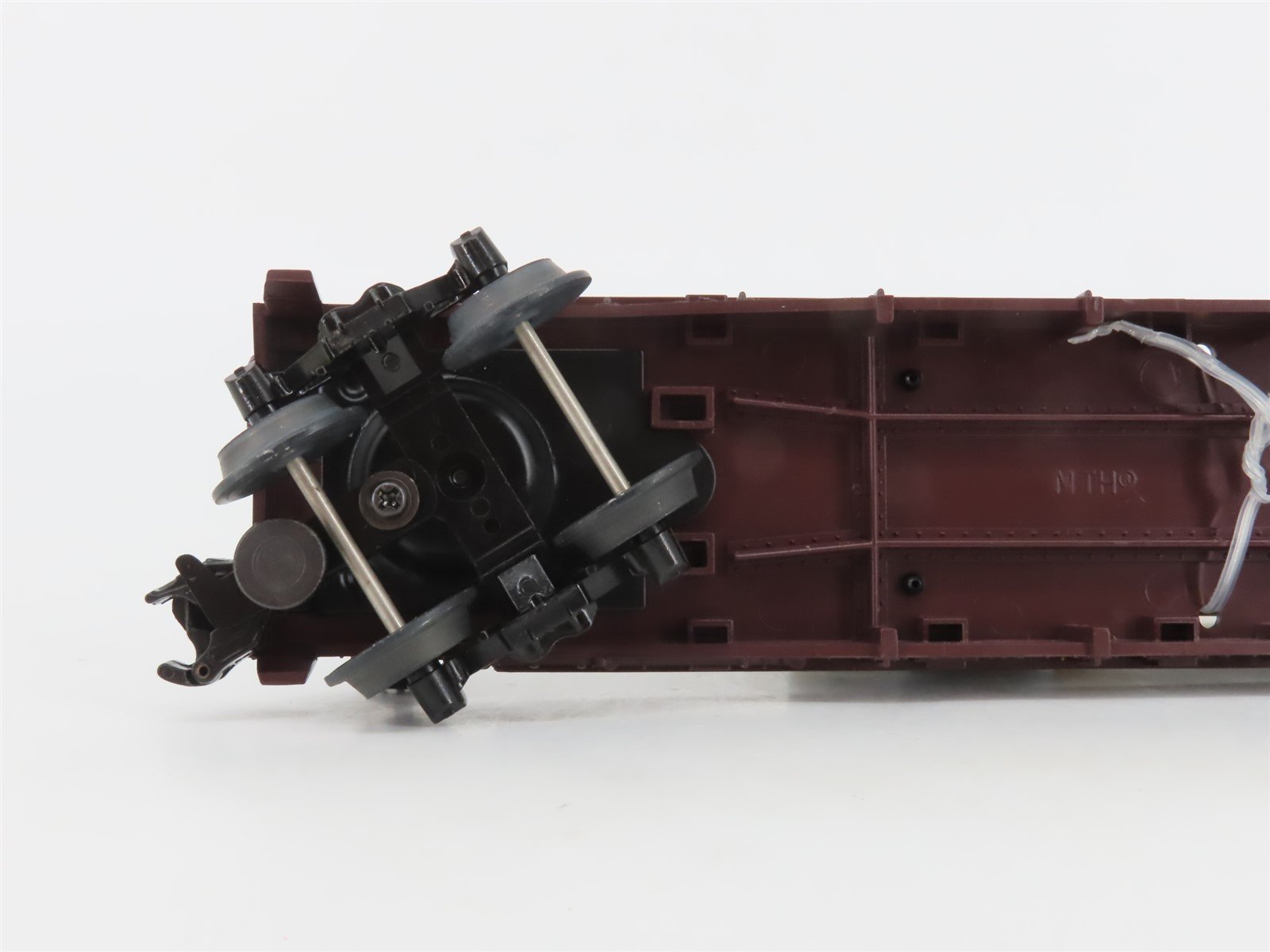 O Gauge 3-Rail MTH Rail King 30-7614 MTH Flat Car #19971 W/CAT Dump Truck