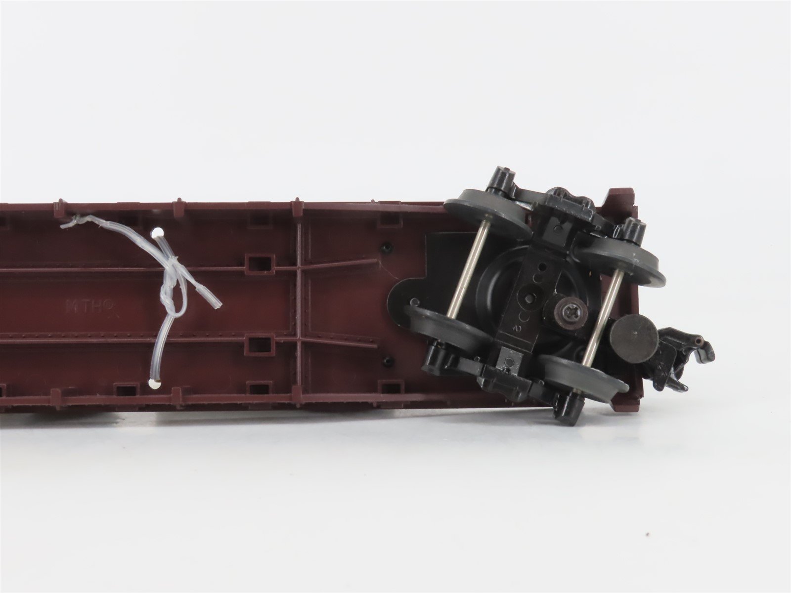 O Gauge 3-Rail MTH Rail King 30-7614 MTH Flat Car #19971 W/CAT Dump Truck