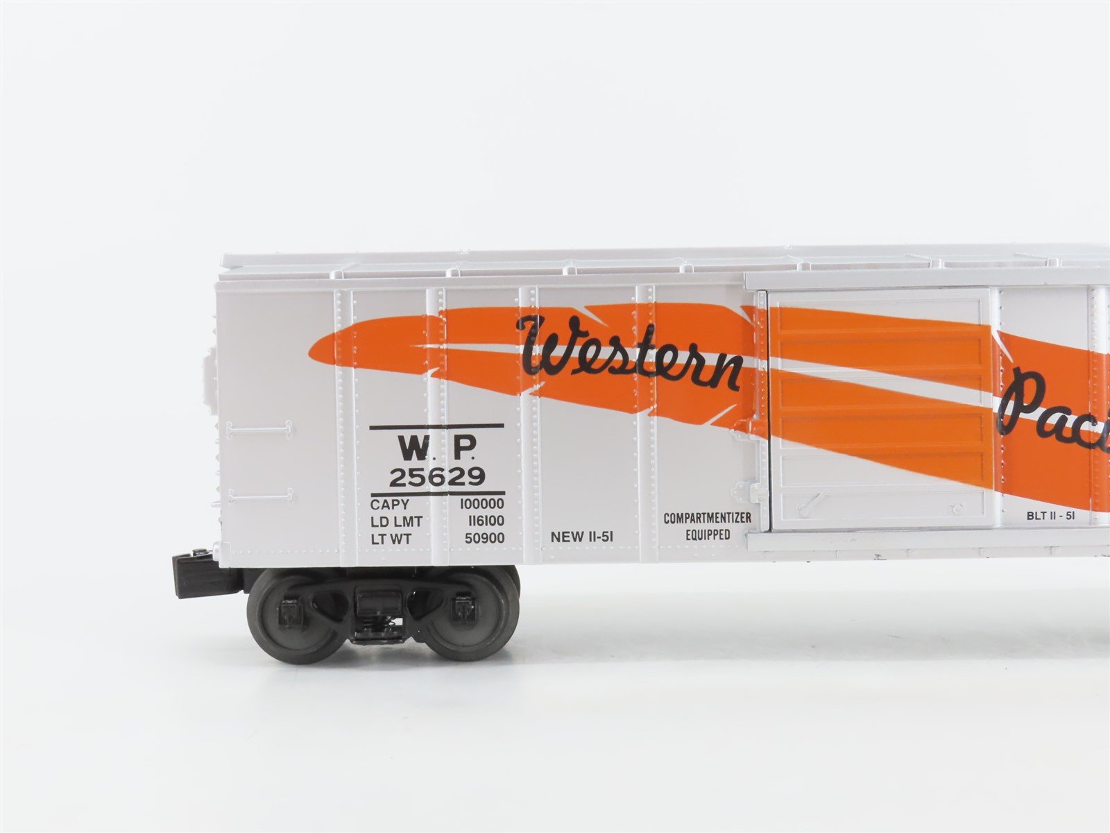 O Gauge 3-Rail MTH Rail King 30-74728 WP Western Pacific Feather Box Car #25629