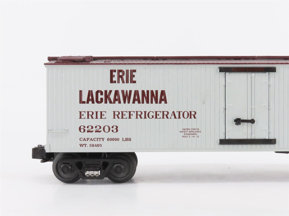 O Gauge 3-Rail MTH Rail King 30-8601 EL Erie Lackawanna Die-Cast Reefer #62203
