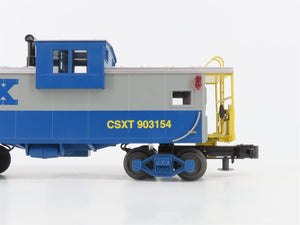 O Gauge 3-Rail MTH Rail King 30-4195c CSX CSXT Extended Vision Caboose #903154
